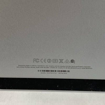 Apple A1418 iMac 21.5" 2013 2.7GHz Core i5 16GB RAM 1TB HDD Fusion macOS 10.15.8