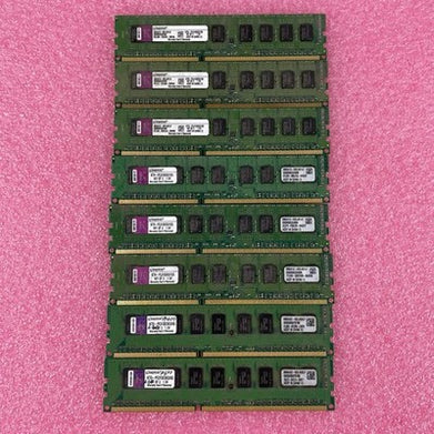 Kingston DDR3 ECC UDIMM Lot 8pc 28GB Mixed 4GB/2GB PC3-10600E Untested