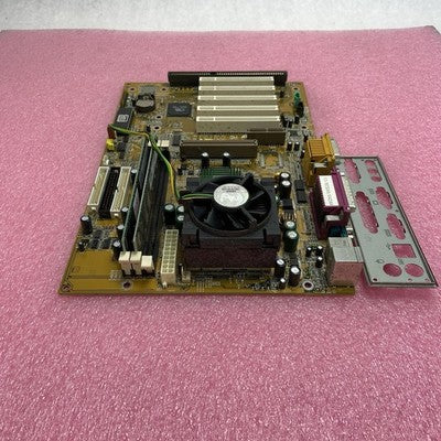 Via Tech VT82C694X M6VCG Motherboard Intel Pentium III 600MHz 128MB RAM w/Shield