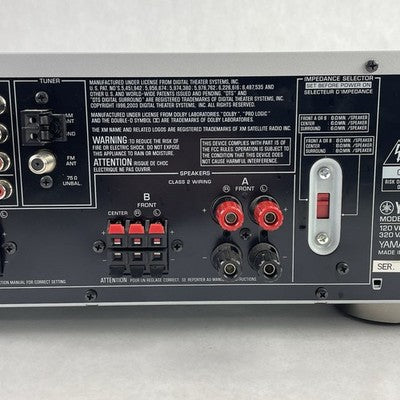 Yamaha Model HTR-5930 5.1 Channel  Amplifier Receiver For Parts No Center Output