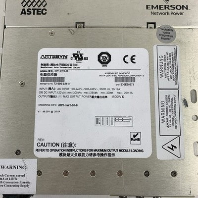 Artesyn Power Supply IMP1-5W2-00 Artesyn 73-690-9241l Powers On