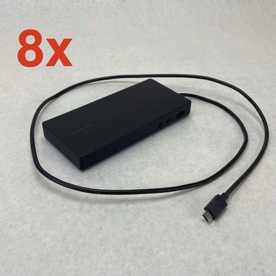 HP Elite USB-C Docking Station 65W TPA-B01  No Power Supply Lot of 8