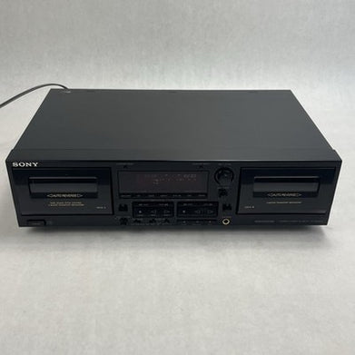 Sony TC-WR565 Stereo Dual Cassette Deck For Parts Or Repair