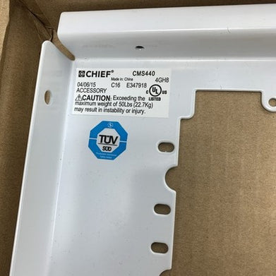 Chief CMS440 Speed-Connect Above Tile Suspended Ceiling Kit - No Accessories