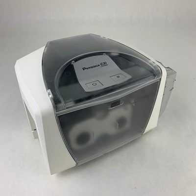 Fargo Persona C30 ID Card Badge Printer Power Tested No Ribbon