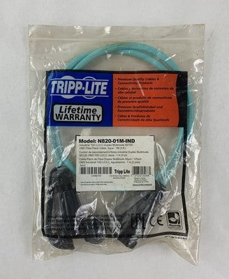 Tripp Lite N820-01M-IND Industrial 10G LC/LC Duplex Multimode Fiber Patch Cable