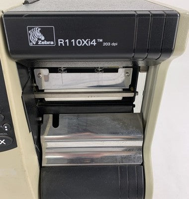 Zebra ZTC R110Xi4 R12-801-00000-R0 203dpi Thermal Label Printer- Parts or Repair