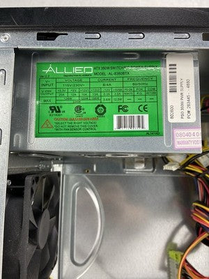 Unbranded Mini Tower Computer Case Allied AL-8360BTX 350W PSU