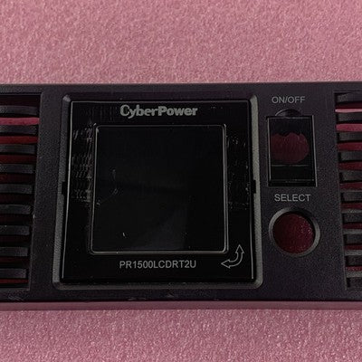CyberPower PR1500LCDRT2U LCD Screen and 10" Faceplate for 1500 VA 1350 Wat UPS