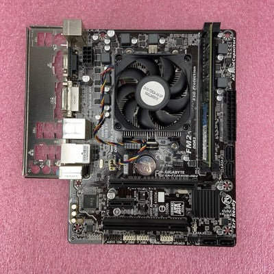 Gigabyte F2A68HM-HD2 Motherboard AMD A4-6300 1.5GHz 2GB RAM w/IO Shield