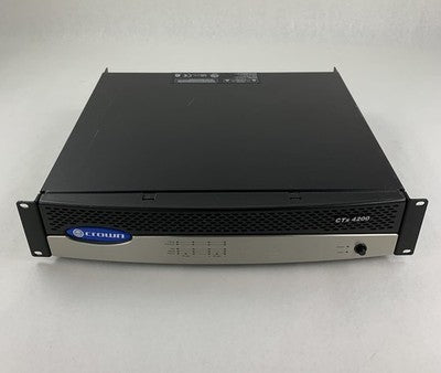 Crown CTs 4200 Four-Channel Rackmount Power Amplifier - Parts or Repair