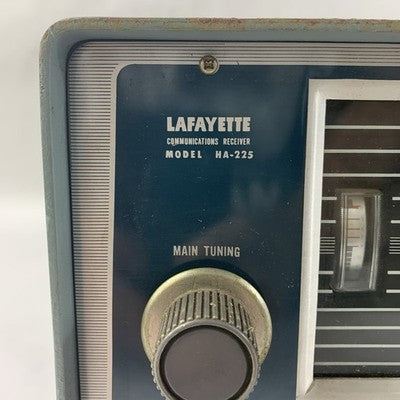 Lafayette HA-225 Communications Receiver - Parts or Repair No Antenna No Signal