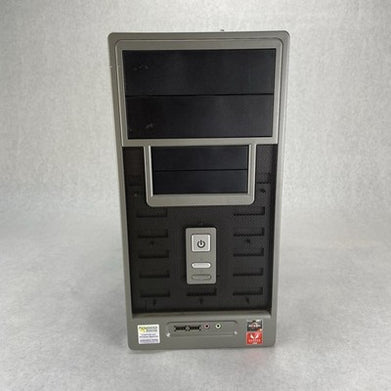 Vintage Retro Black Sleeper Build mATX Case Barebones 300w Power Supply
