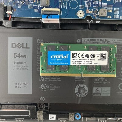 Dell Latitude 5540 15.6" i7-1365U 4.75 GHz 8 GB RAM No SSD No OS Missing 9 Key