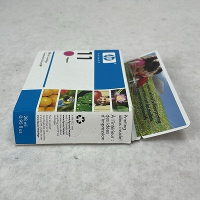 C4837AN Hp 11 Ink Cartridge Magenta 1100 1200 Sealed Expired Box Lot of 3