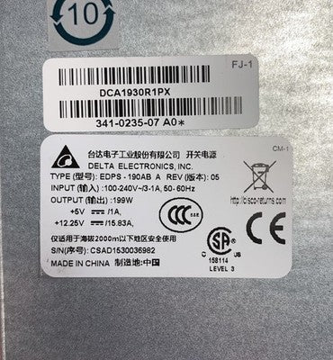 Delta EDPS-190AB A Rev 05 199W Power Supply