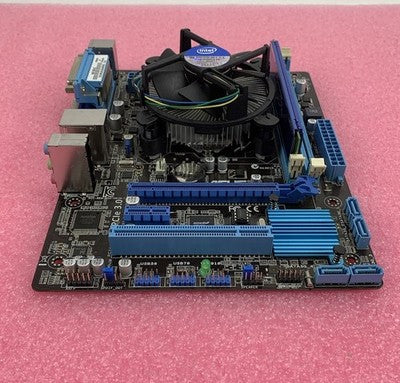 ASUS H61M-C Motherboard Intel Pentium G2030 3GHz 4GB RAM w/ Shield