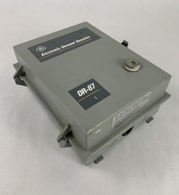 General Electric DR-87 1 4 Channel Electronic Demand Recorder