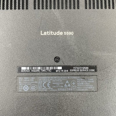 Dell Latitude 5590 15.6" i5-8250U 1.60 GHz 8 GB RAM No SSD/OS/AC/Batt- Bad Front