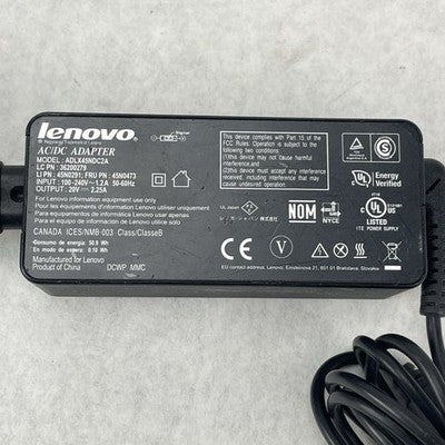 Lenovo ADLX45NDC2A 45W ThinkPad Laptop Charger Square Tip 20V 2.25A Lot of 8