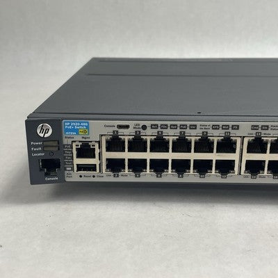 HP 2920-48G PoE+ Switch J9729A 48-Port With J9731A Network Switch No PS
