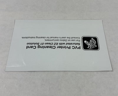 Zebra 800104-001 PVC Printer Cleaning Card for Zebra Card Printers (Lot of 13)