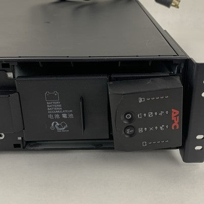 APC Smart-UPS SURTD5000RMXLT3U 3500W RM 3U 208V No Batteries Faults w/ Batts