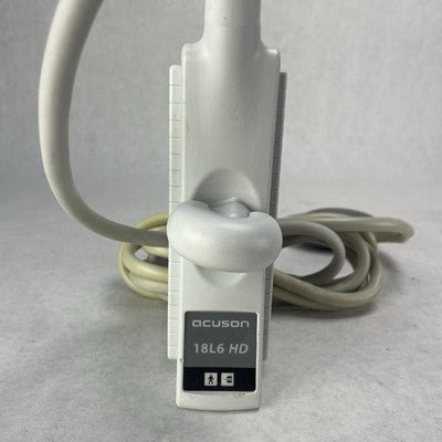 Siemens18L6 HD Linear Transducer Probe 10789400 Parts or Repair Damaged Cable