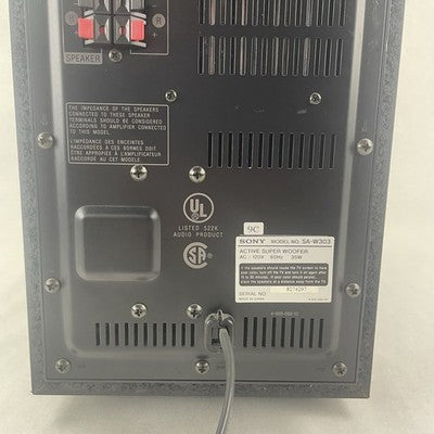Sony S-W303 Subwoofer Tested