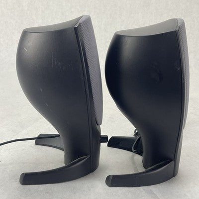 Harman Kardon A00 Wired Computer Speakers Black/Gray Tested No Power Cord