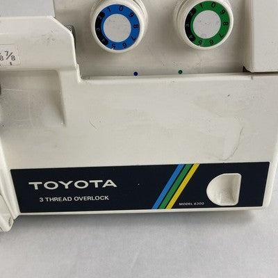 Toyota 6300 3 Thread Overlock Sewing Machine Power Tested