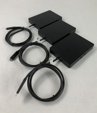 Dell K17A WD15 19.5V 6.7A Docking Station (Lot of 3)