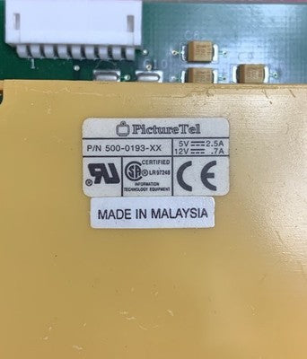 PictureTel 500-0193-XX LQALIVE-200P Compeq P500 PC Communication Controller Card