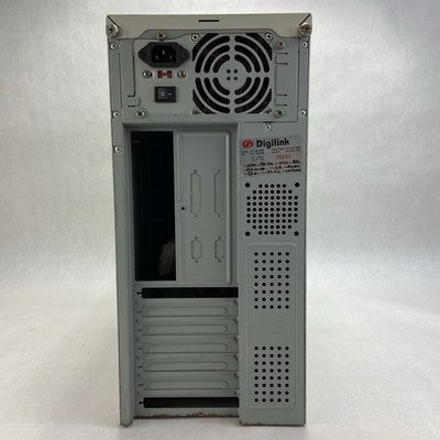 Vintage Unbranded Mid Tower Computer Case HEC HEC-250GR 250W ATX PSU