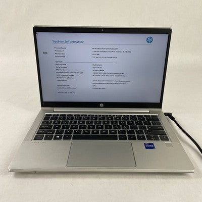 HP ProBook 630 G8 13.3" i7-1165G7 2.80 GHz 8 GB RAM No SSD No OS - Dinged Corner