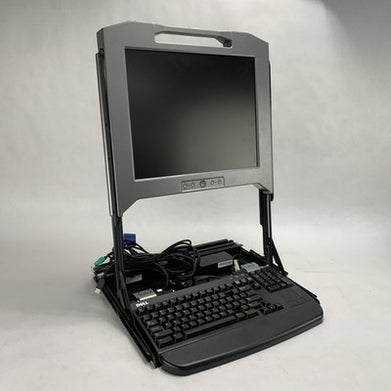 Dell 17FP PDJCN 17in 1U Rackmount KVM KMM Console 033M77 - Tested