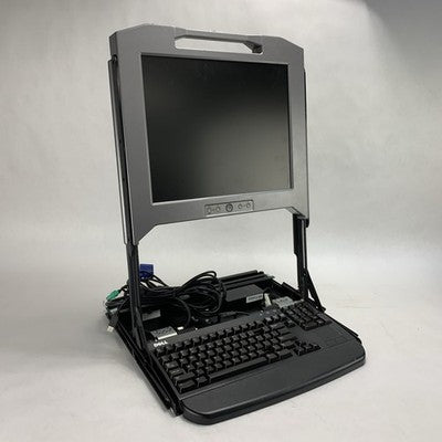 Dell 17FP PDJCN 17in 1U Rackmount KVM KMM Console 033M77 - Tested