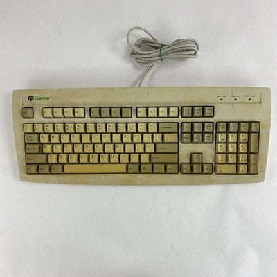 Gateway Vintage PS2 White Keyboard Model 7001049