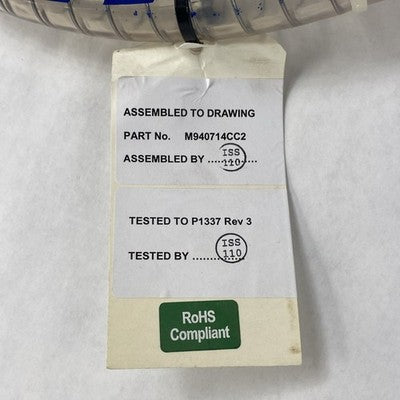 Waters Merlett Armorvin M940714CC2 Vacuum Hose Assembly 5'