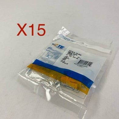 Cat 5E SL 110 Jack 568A/B White - Lot of 15