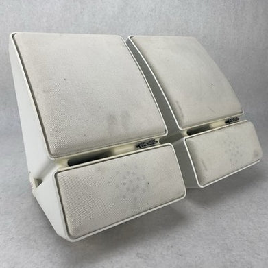 Pair Polk Audio M Series AWM5 White Outdoor Speakers 6" Woofer 1" Tweeter M5