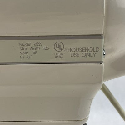 KitchenAid K5SS Heavy Duty 5 Qt Stand Mixer Power Tested