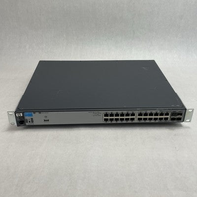 HP ProCurve J9145A 2910AL-24G 24 Port Gigabit Switch Tested & Reset