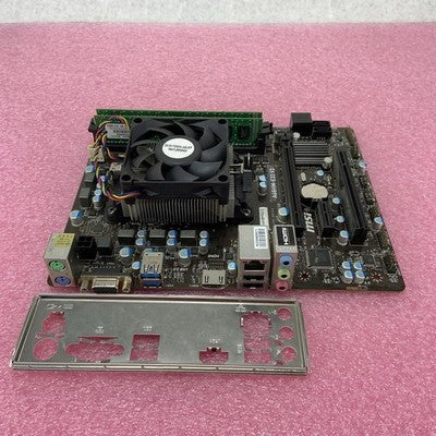 MSI A68HM-E33 V2 Motherboard AMD A4-6300 3.7GHz 2GB RAM w/IO Shield