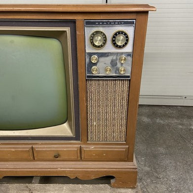 Vintage Heahkit GR-295 Color Television Set Parts or Repair