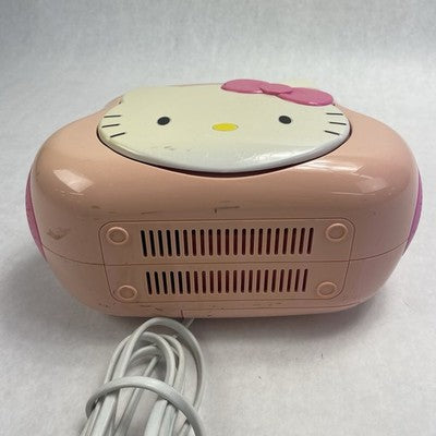 Sanrio Hello Kitty Pocketbook AM/FM Radio CD Player Boombox 2003 For Parts
