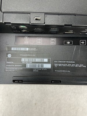HP Compaq Elite 8300 AIO Intel Core i5-340 3.2GHz 8GB RAM No HDD No OS No Stand