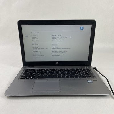 HP EliteBook 850 G3 15.6" i5-6200U 2.30 GHz 8 GB RAM No SSD No OS - Bad Bottom