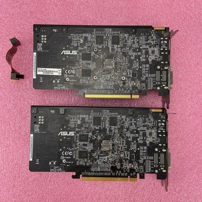 Lot of 2 ASUS Radeon HD7770 2GB GDDR5 PCIe Graphics Card w/Crossfire