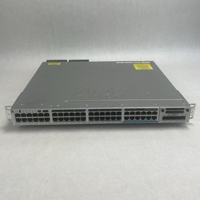 Cisco WS-C3850-12x48u-L 48 V02 Port Switch 2x 1100W PSU Tested & Reset